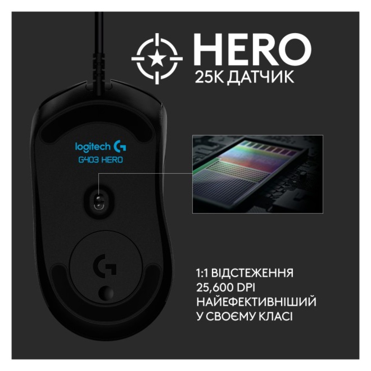 Мышка Logitech G403 Hero Black (910-005632) 98_98.jpg - фото 7