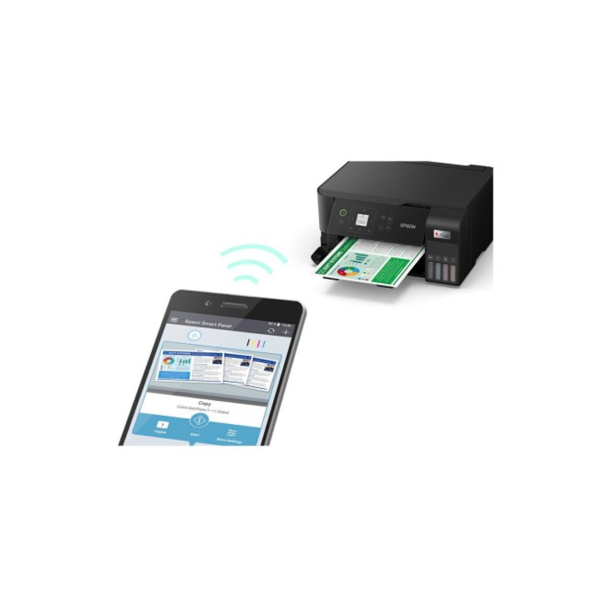 Багатофункціональний пристрій Epson EcoTank L3560 WiFi (C11CK58404) 98_98.jpg - фото 4