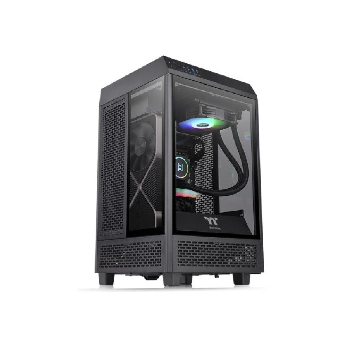 Корпус ThermalTake The Tower 100 Black Window (CA-1R3-00S1WN-00) 98_98.jpg - фото 1