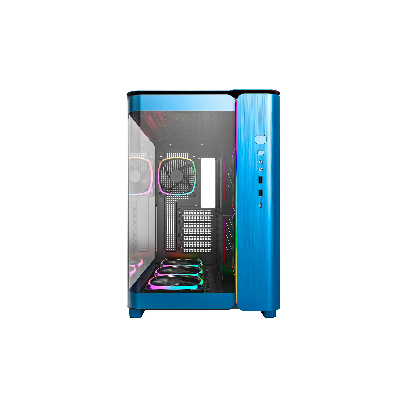 MONTECH KING 95 PRO Prussian Blue 中古品 KING 95 PRO (PRUS BLUE) - Корпус MONTECH KING 95 PRO (PRUS