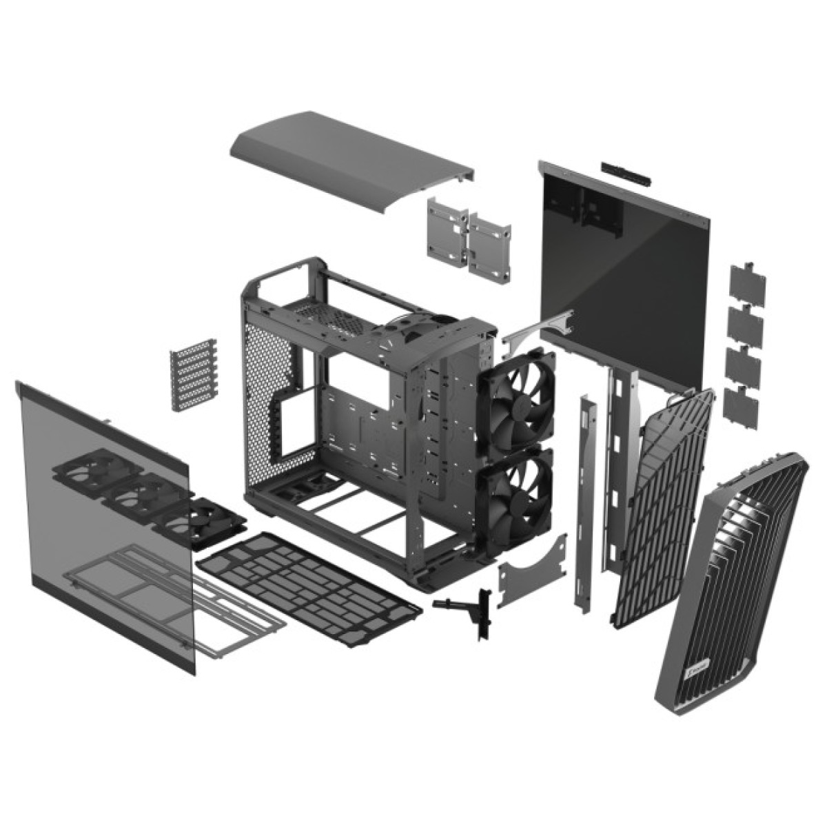 Корпус Fractal Design Torrent Gray TG Light Tint (FD-C-TOR1A-02) 98_98.jpg - фото 4