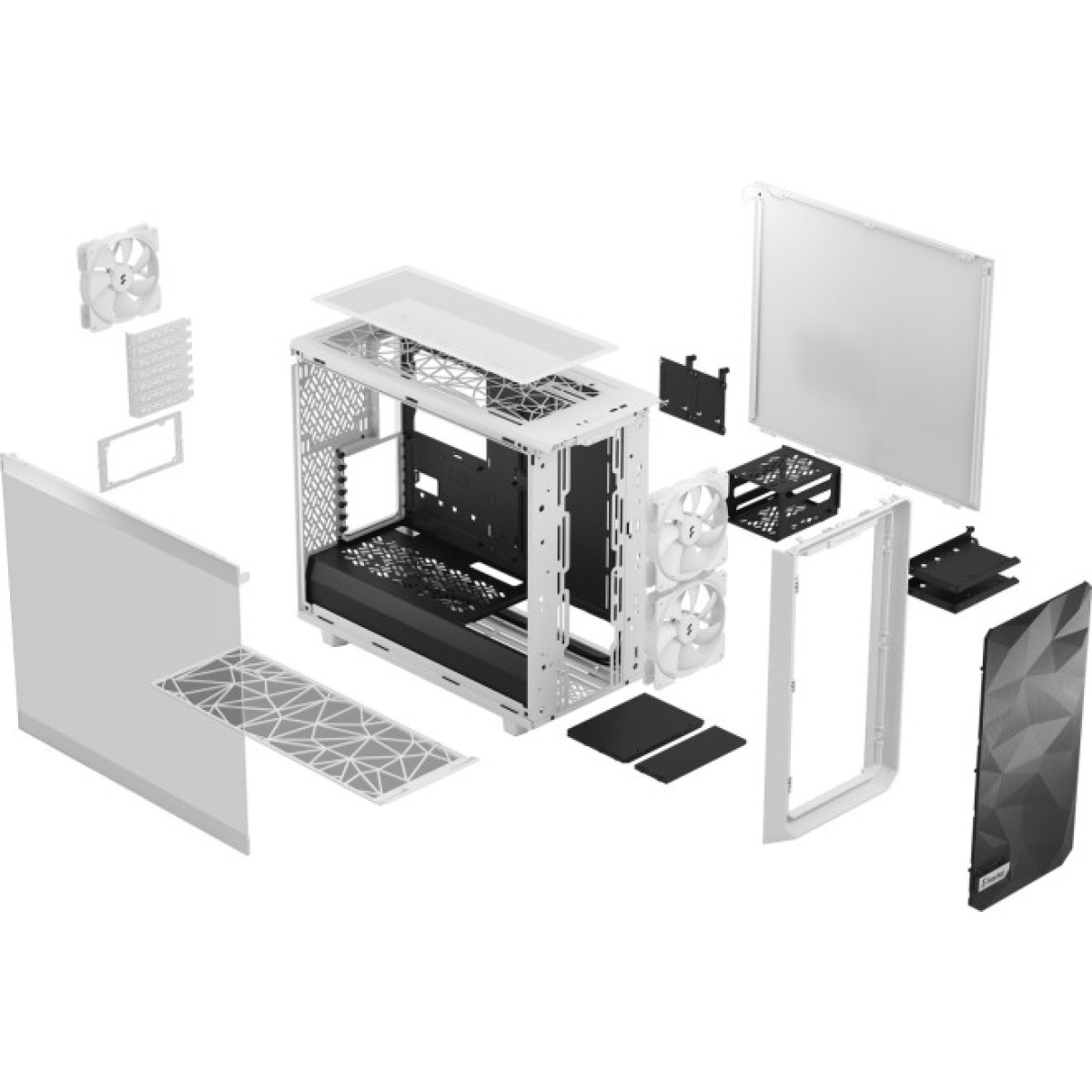 Корпус Fractal Design Meshify 2 Lite White TG Clear (FD-C-MEL2A-04) 98_98.jpg - фото 2