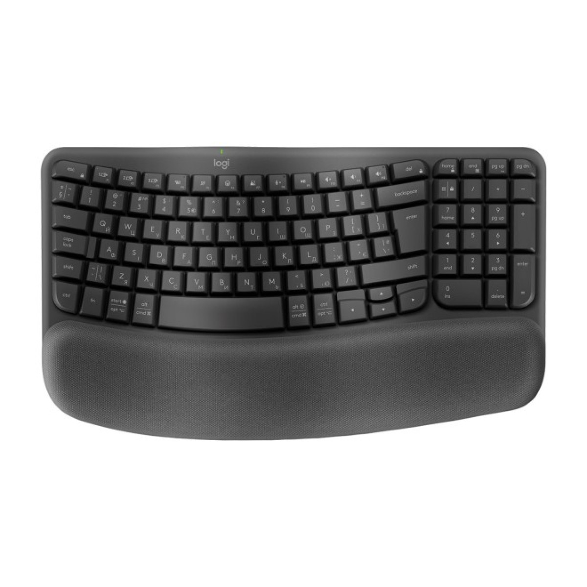 Клавіатура Logitech Wave Keys Bluetooth/Wireless Black (920-012304) 256_256.jpg