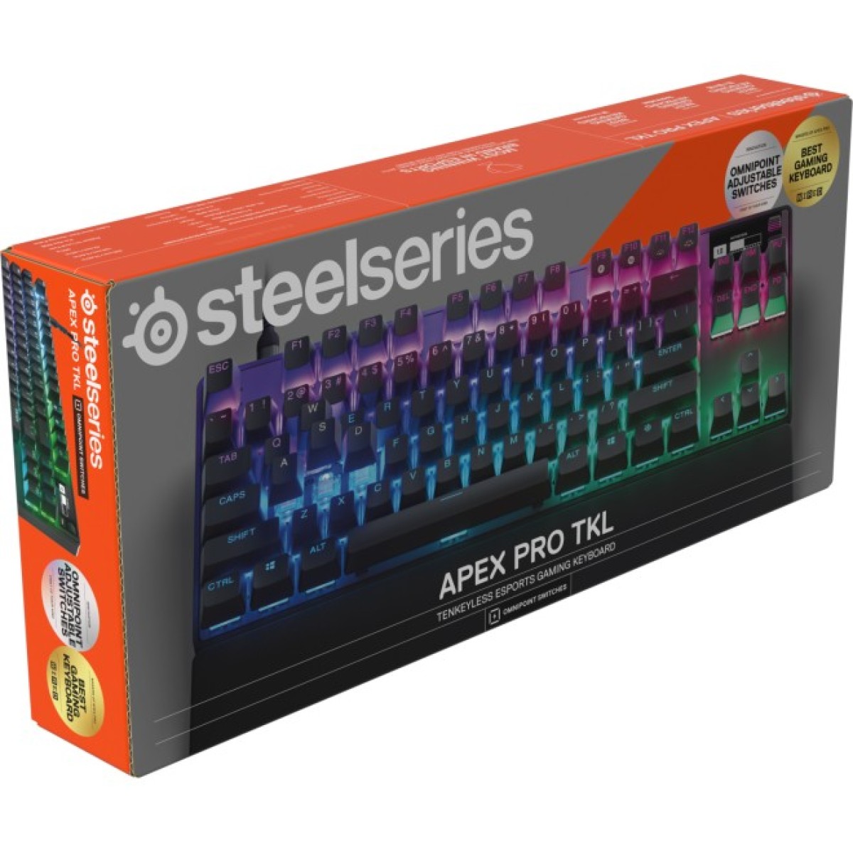 Клавиатура SteelSeries Apex Pro TKL 2023 USB UA Black (64856) 98_98.jpg - фото 6