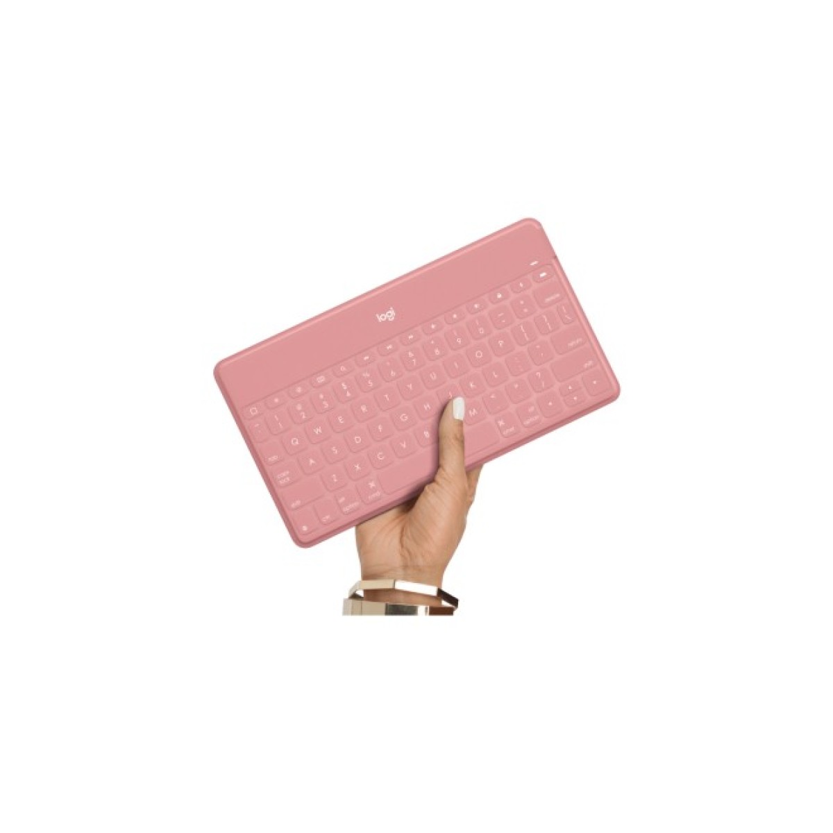 Клавіатура Logitech Keys-To-Go для iPhone iPad Apple TV Blush Pink (920-010122) 98_98.jpg - фото 2