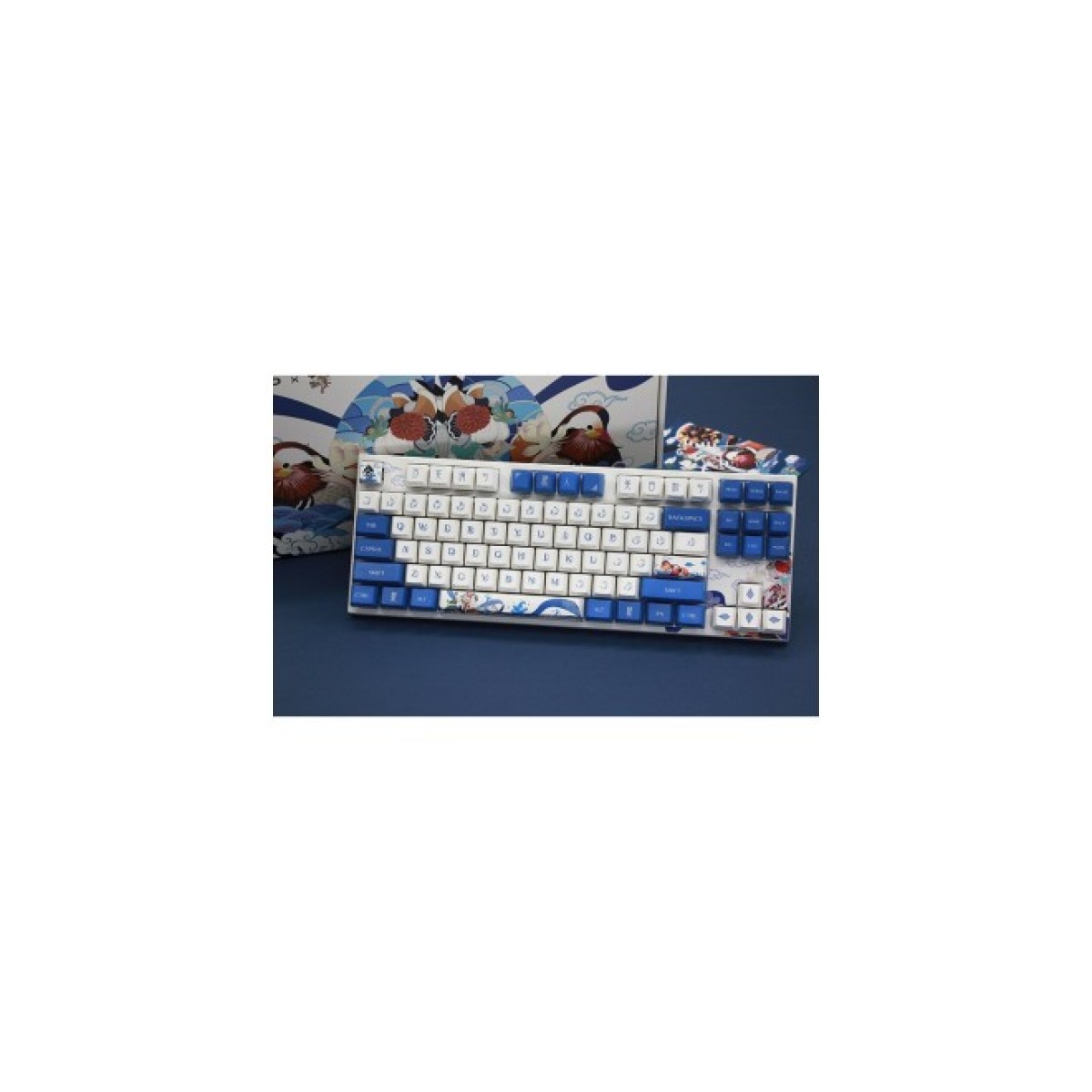 Клавиатура Varmilo VEA87 Lovebirds-I Cherry Mx Red Multicolor (A23A002A3A0A01A003) 98_98.jpg - фото 7