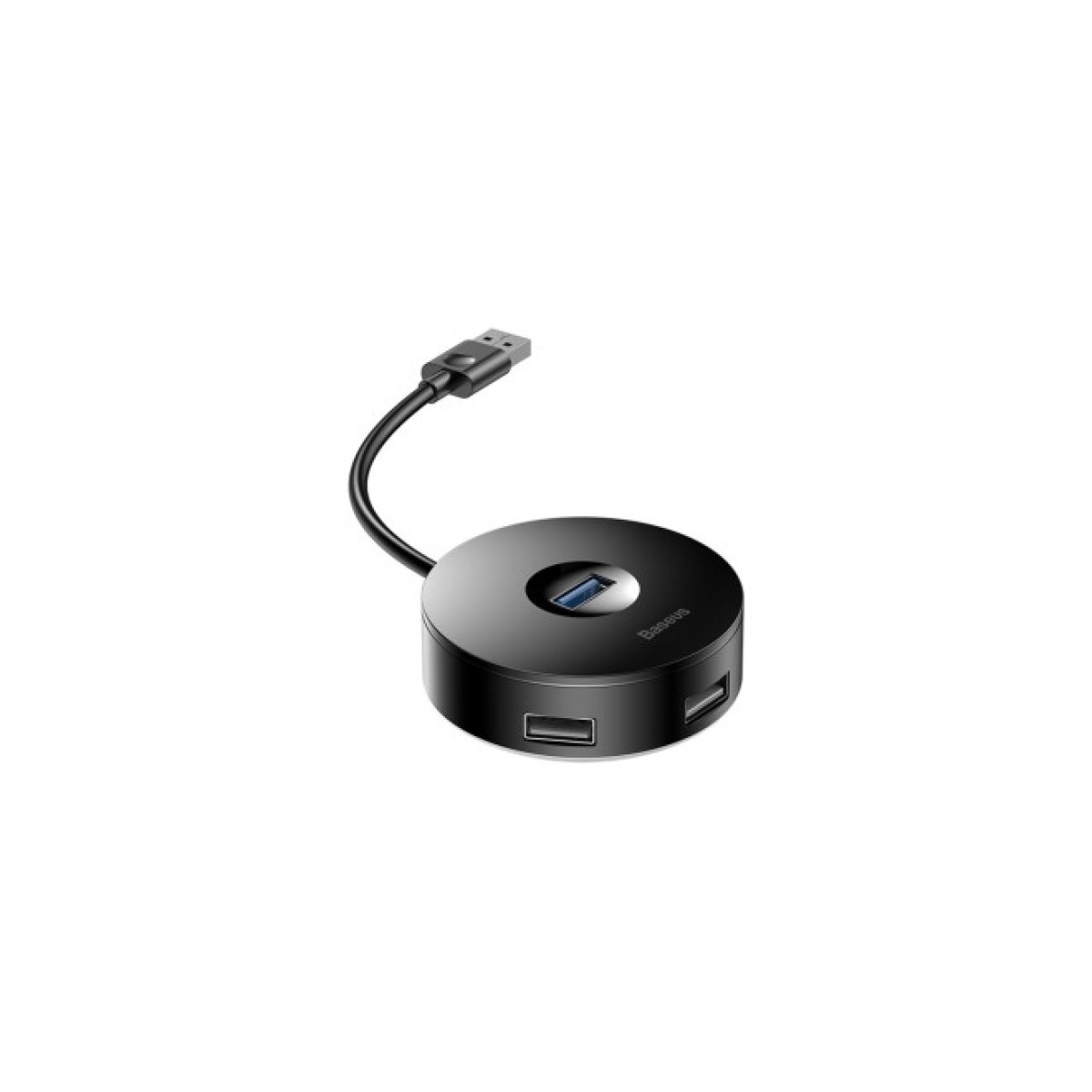 Концентратор Baseus Round box HUB adapter (USB3.0 to USB3.0*1+USB2.0*3) Black (CAHUB-F01) 98_98.jpg - фото 2