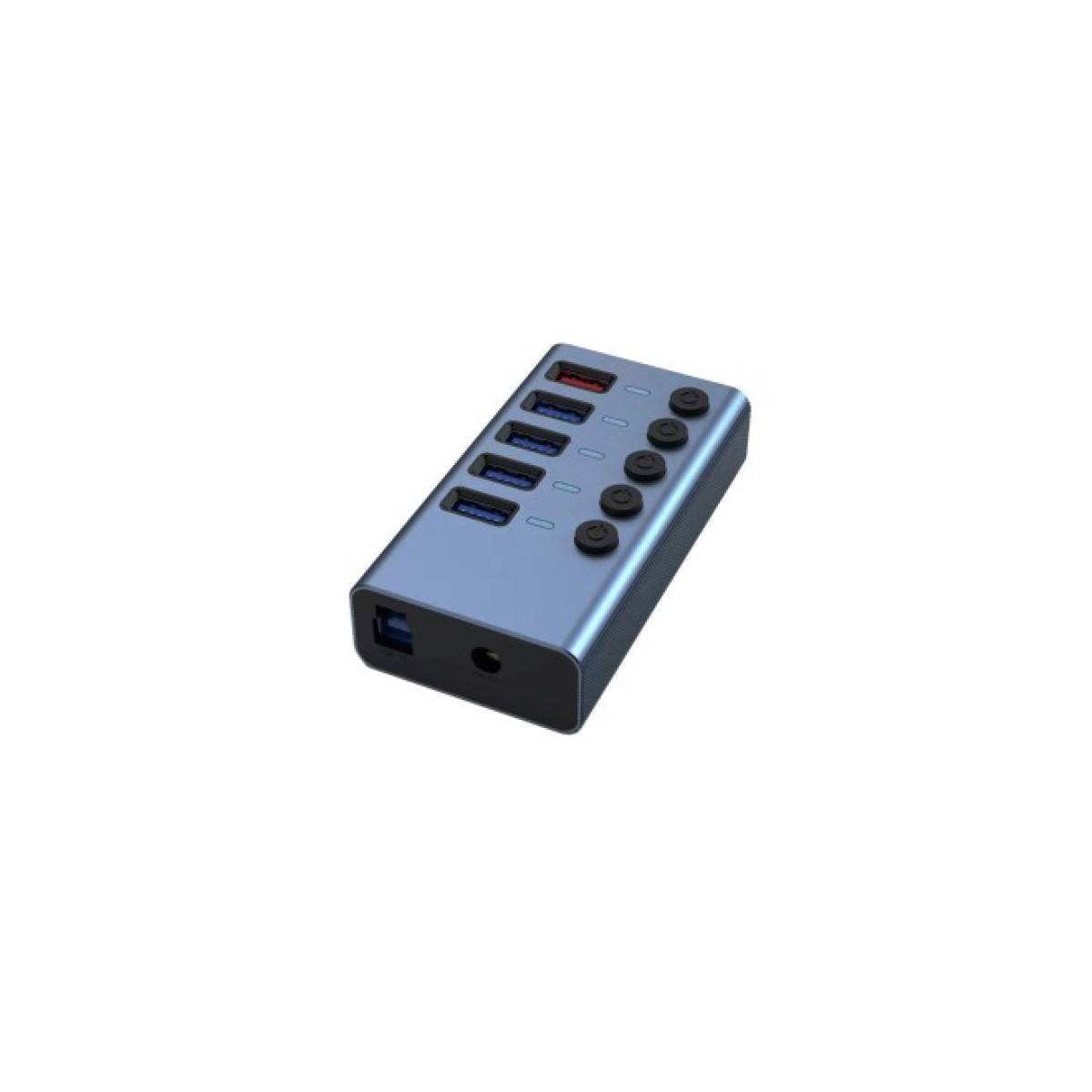 Концентратор Dynamode 5 ports USB3.0 to 4*USB3.0+2.4А Power Adapter 2.5A/12V (DM-UH-P405-G) 98_98.jpg - фото 1