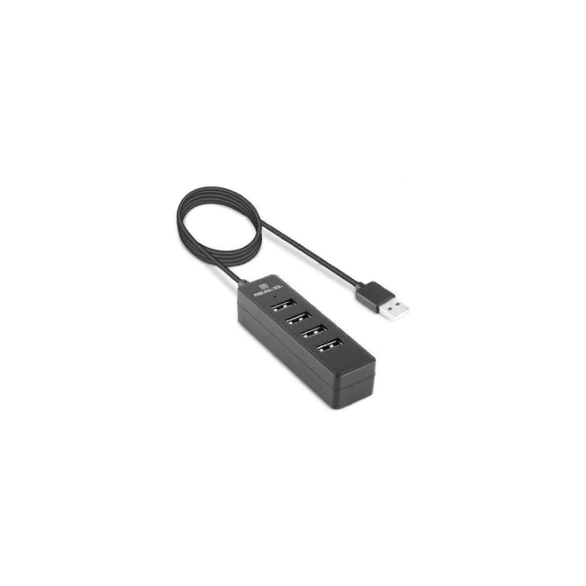 Концентратор REAL-EL HQ-174 USB-A 2.0 1.2m black (EL123110006) 98_98.jpg - фото 2