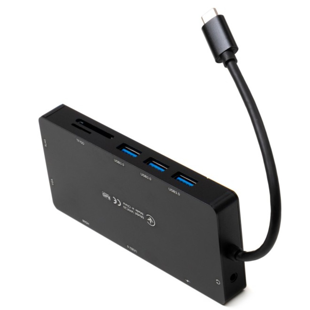 Концентратор Vinga USB-C 3.1 to VGA+HDMI+RJ45+3xUSB3.0+USB2.0+SD/TF+PD+Audio (VHYC10) 98_98.jpg - фото 3