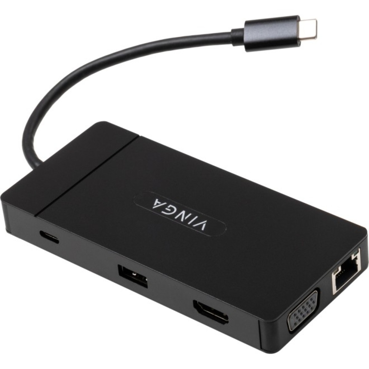 Концентратор Vinga USB-C 3.1 to VGA+HDMI+RJ45+3xUSB3.0+USB2.0+SD/TF+PD+Audio (VHYC10) 98_98.jpg - фото 4