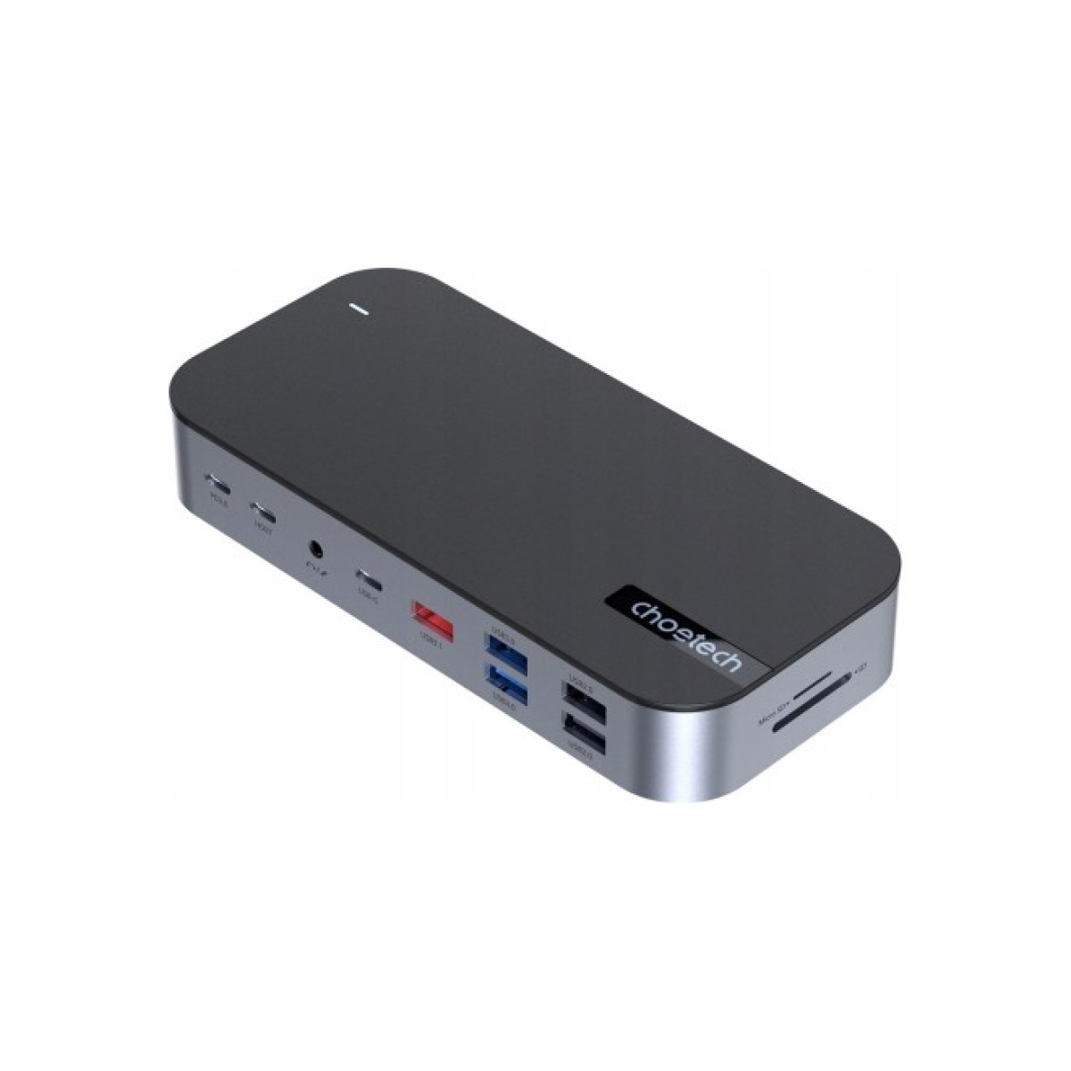 Концентратор Choetech USB-C 15-in-1 HDMI/PD/CR/LAN/USB-A/USB-C/AUX/VGA/DP (HUB-M52-GY) 256_256.jpg