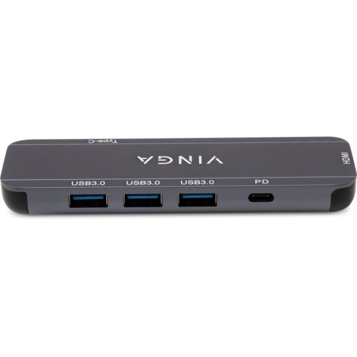 Концентратор Vinga USB-C 3.1 to HDMI+3xUSB3.0+PD100W+USB-C foldable cable (VHYC6FC) 98_98.jpg - фото 6