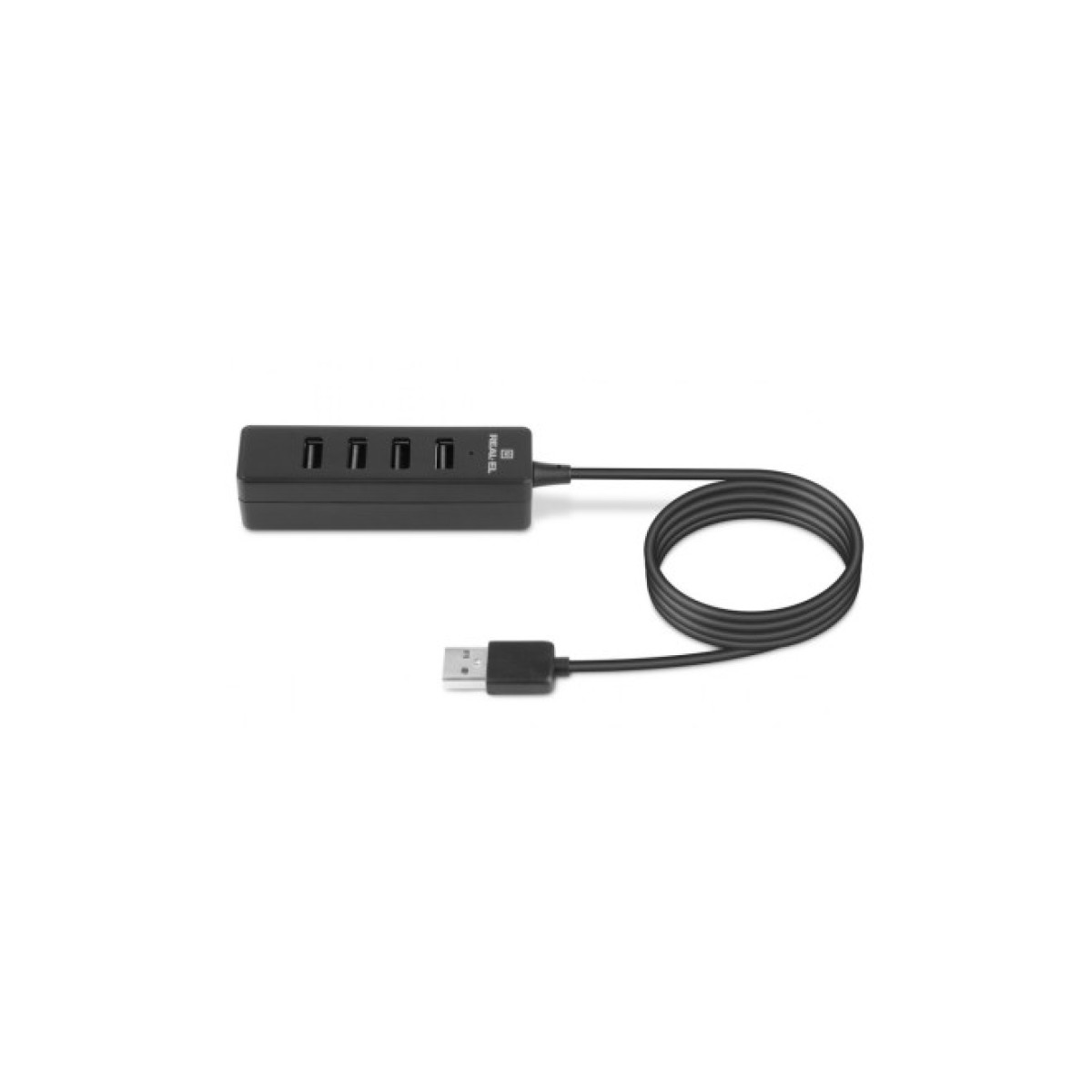 Концентратор REAL-EL HQ-174 USB-A 2.0 1.2m black (EL123110006) 98_98.jpg - фото 4