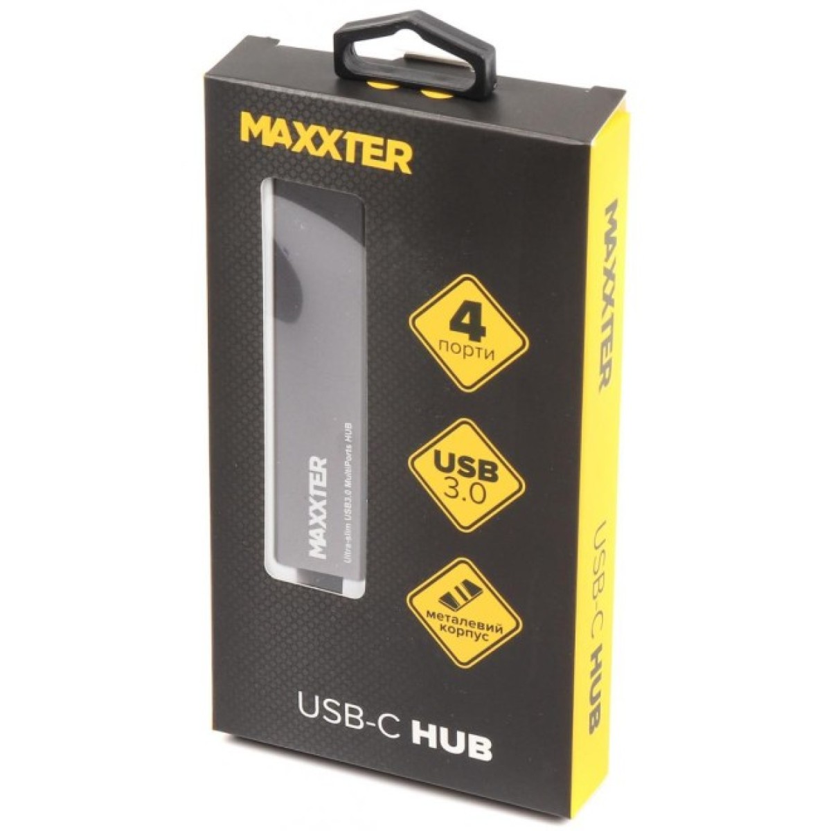 Концентратор Maxxter USB 3.0 Type-C 4 ports grey (HU3С-4P-02) 98_98.jpg - фото 2