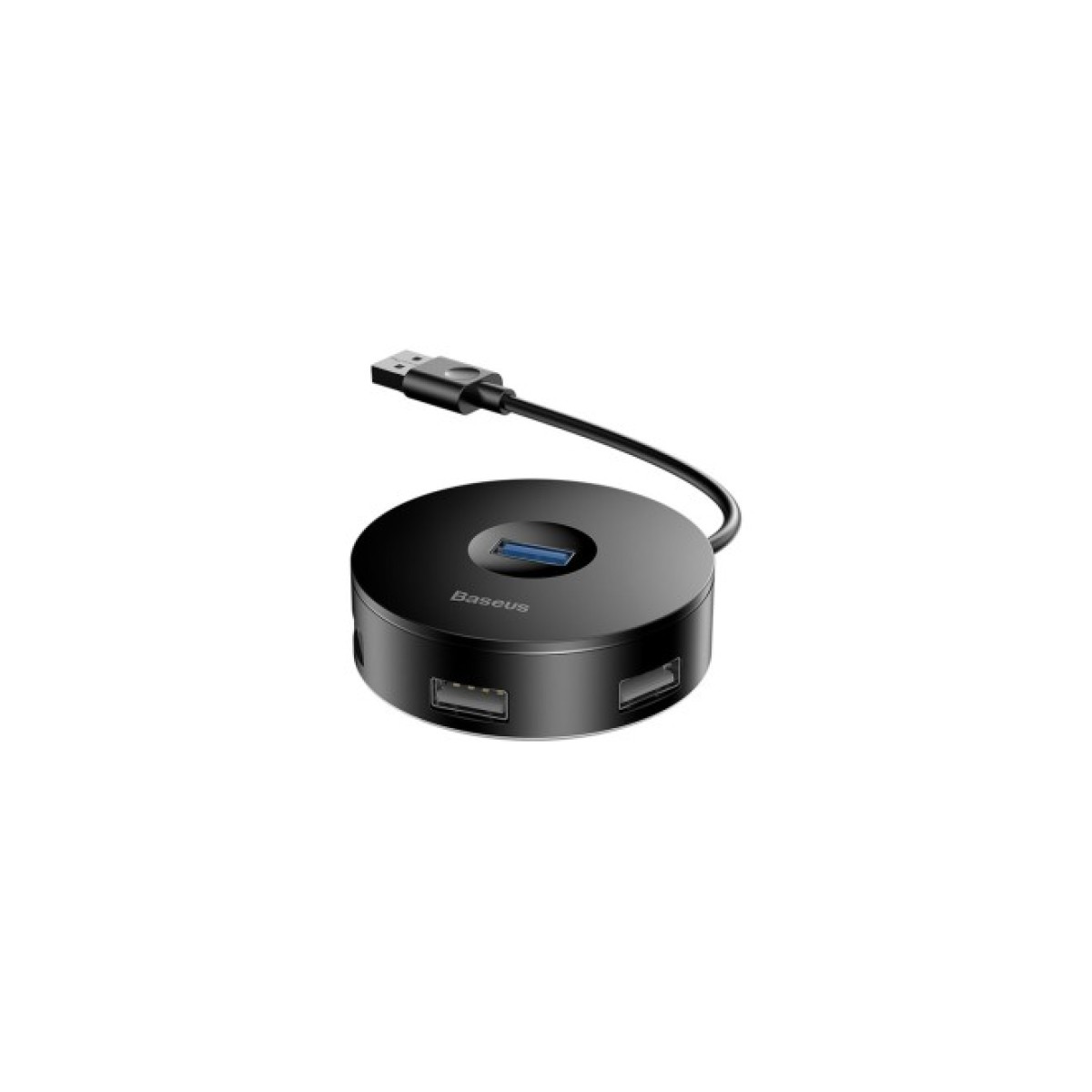 Концентратор Baseus Round box HUB adapter (USB3.0 to USB3.0*1+USB2.0*3) Black (CAHUB-F01) 256_256.jpg