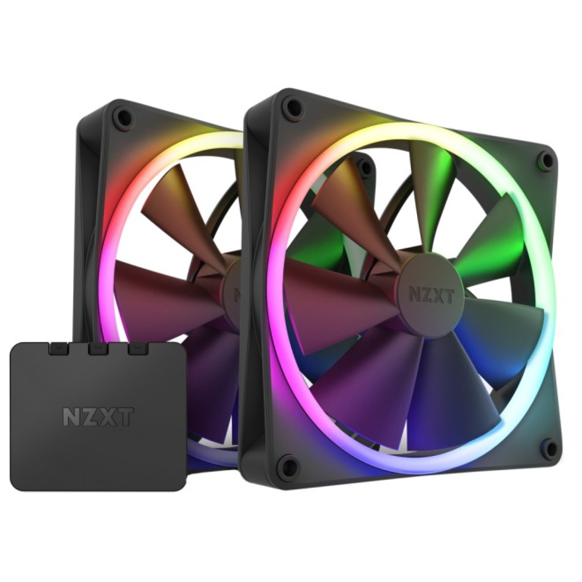 Кулер для корпуса NZXT F140RGB Twin (Black) (RF-R14DF-B1) 256_256.jpg