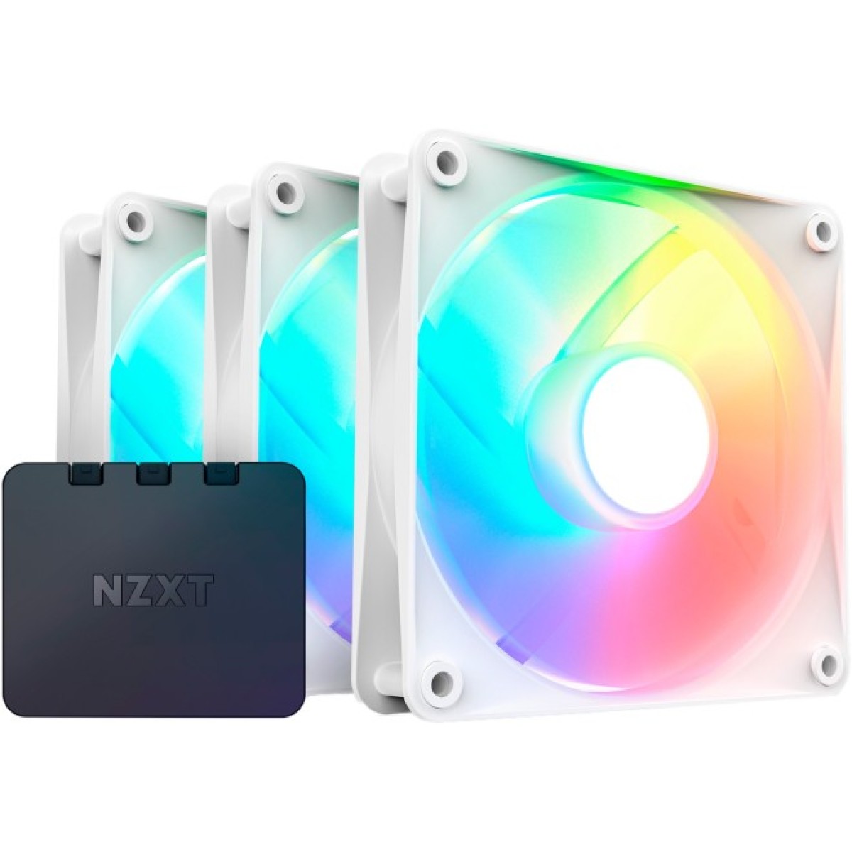 Кулер для корпуса NZXT F120RGB Core - 120mm Hub-mounted RGB Fan (RF-C12TF-W1) 98_98.jpg - фото 1