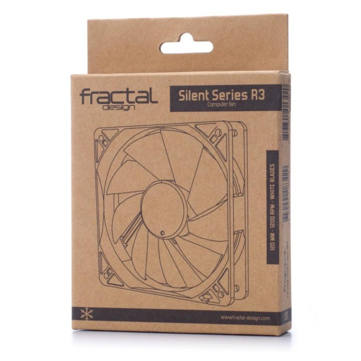 Кулер до корпусу Fractal Design Silent Series R3 120mm (FD-FAN-SSR3-120-WT) 98_98.jpg - фото 2