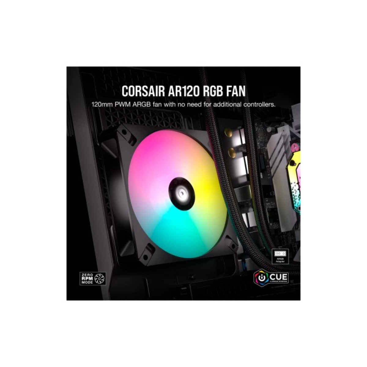 Кулер для корпуса Corsair iCUE AR120 Digital RGB Black (CO-9050166-WW) 98_98.jpg - фото 4