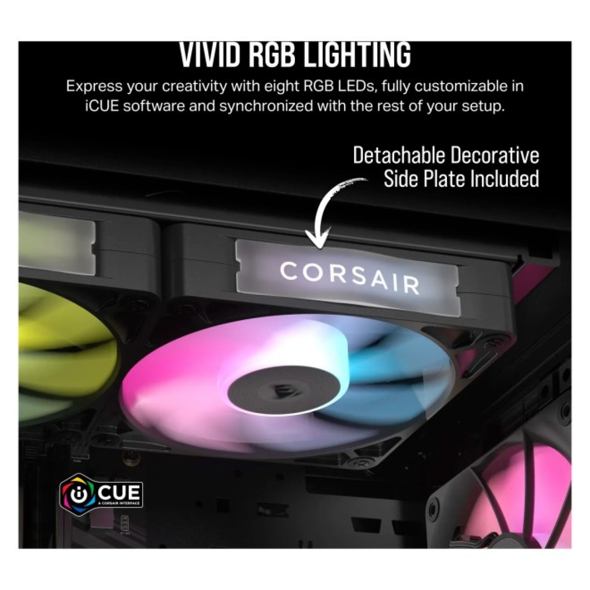 Кулер до корпусу Corsair iCUE Link RX120 RGB PWM Triple Pack (CO-9051018-WW) 98_98.jpg - фото 8