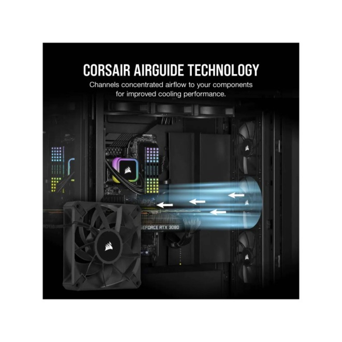 Кулер для корпуса Corsair AF120 Elite High-Performance Black (CO-9050140-WW) 98_98.jpg - фото 4