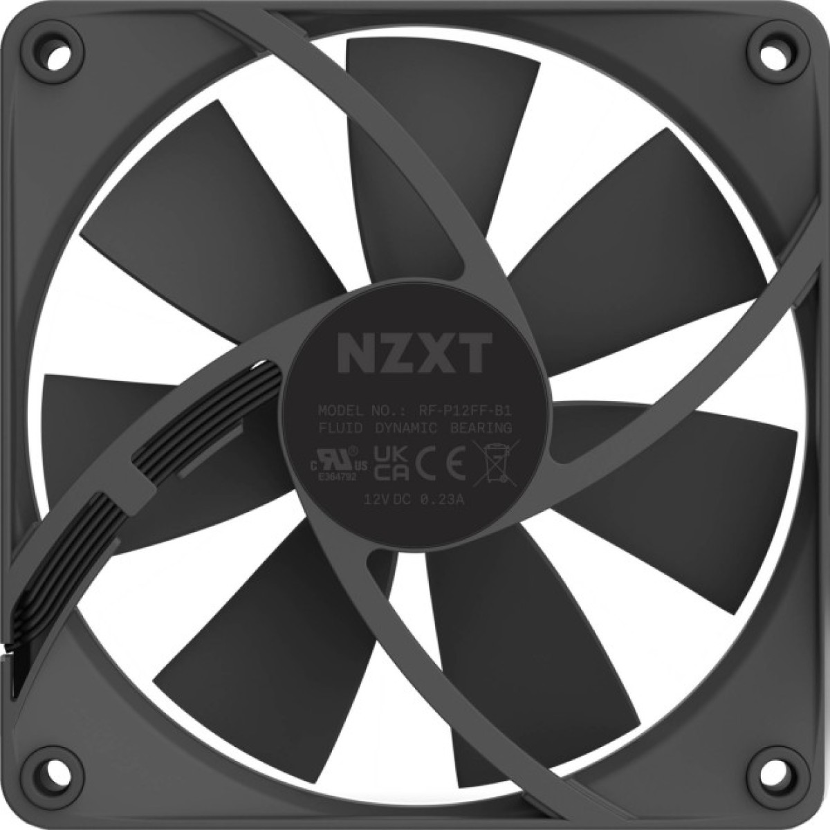 Кулер до корпусу NZXT F120P - 120mm Static Pressure Fans - Sin (RF-P12SF-B1) 98_98.jpg - фото 2