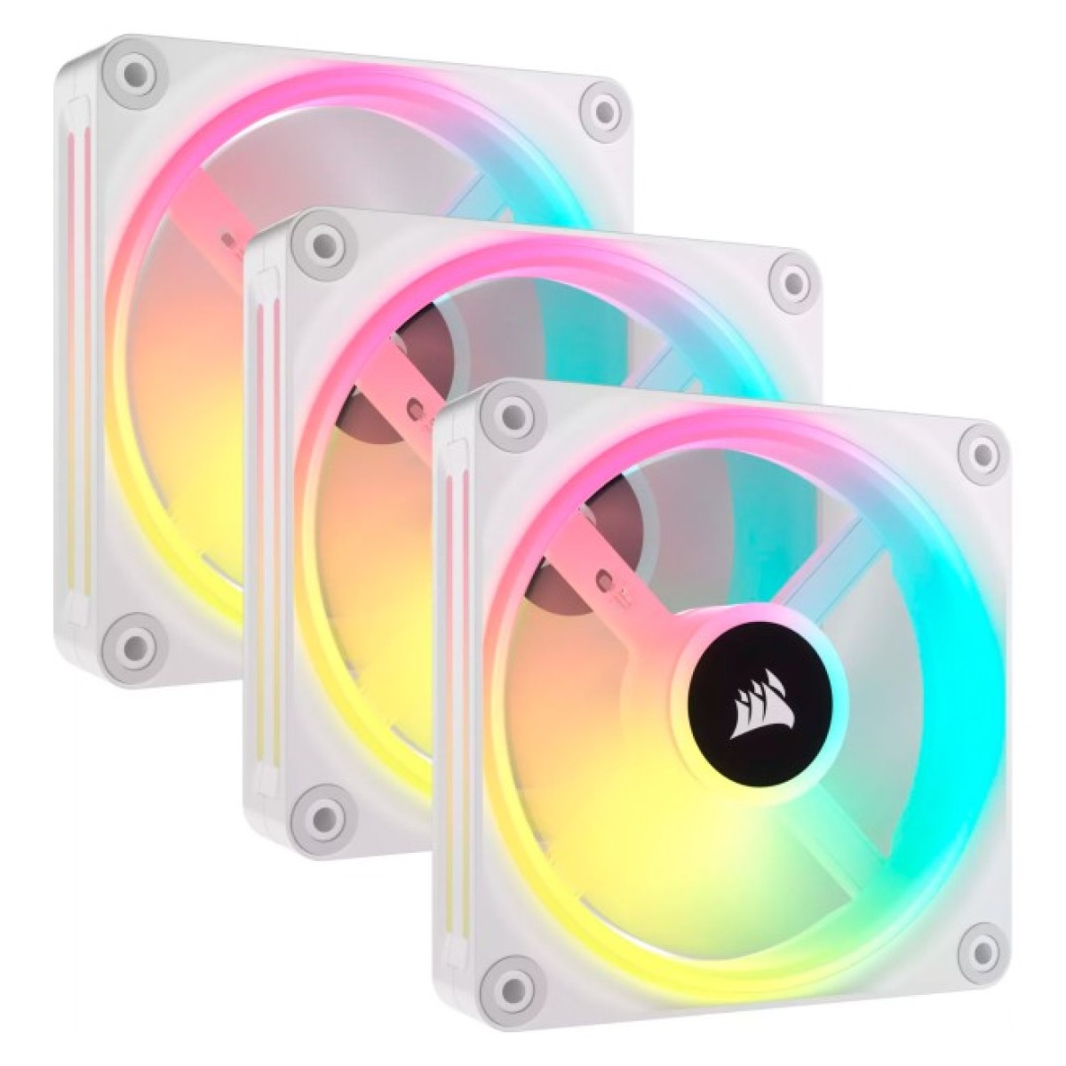 Кулер до корпусу Corsair iCUE Link QX120 RGB PWM PC Fans Starter Kit with iCUE Link System Hub W (CO-9051006-WW) 98_98.jpg - фото 1