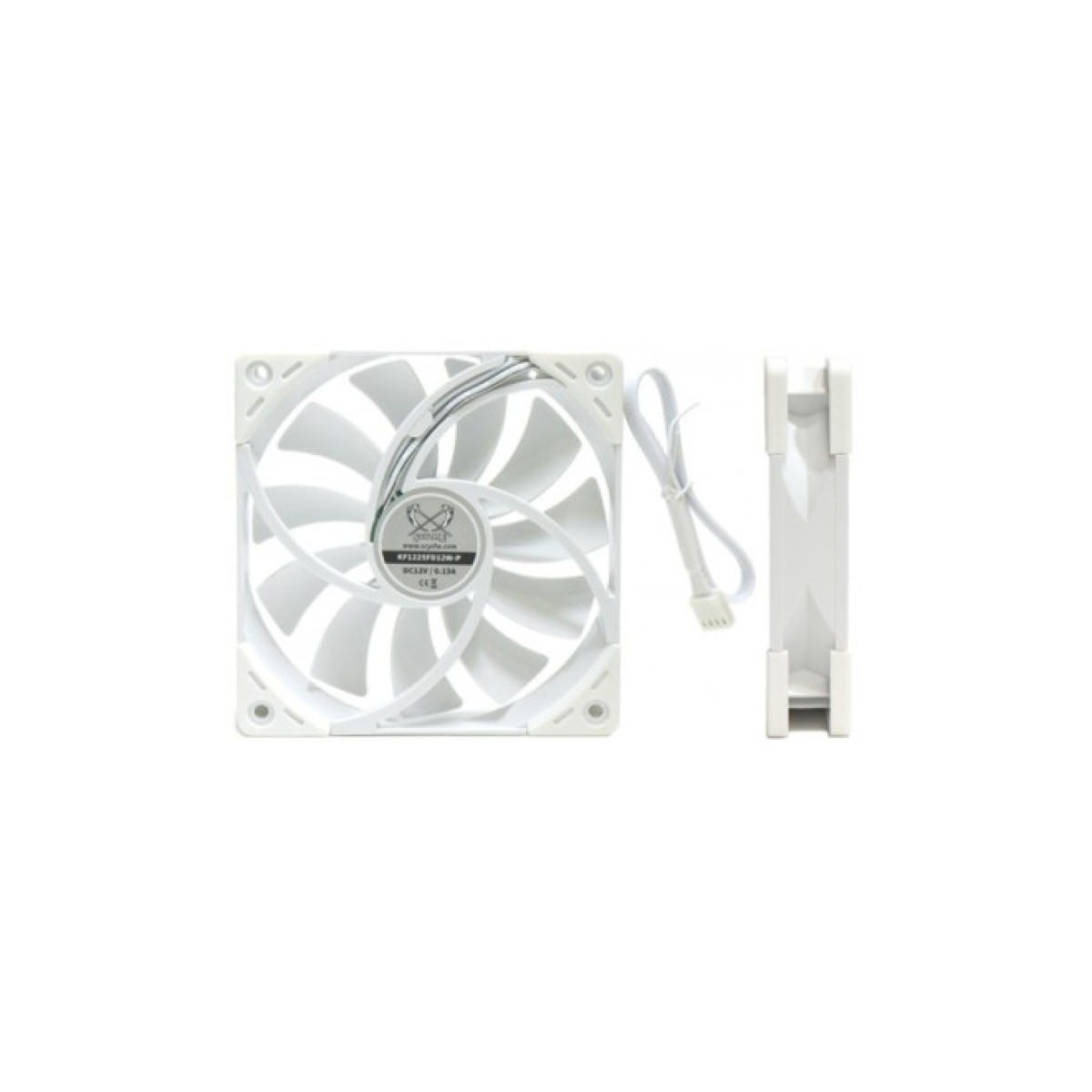 Кулер для корпуса Scythe Kaze Flex 120 White PWM (KF1225FD18W-P) 98_98.jpg - фото 5