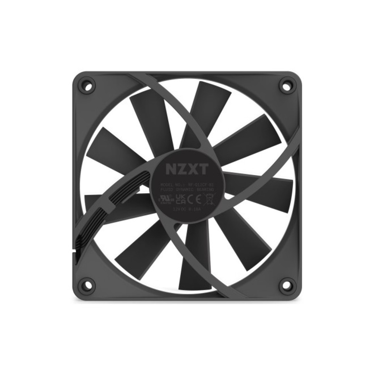 Кулер для корпуса NZXT F120Q - 120mm Quiet Airflow Fans - Singl (RF-Q12SF-B1) 98_98.jpg - фото 4