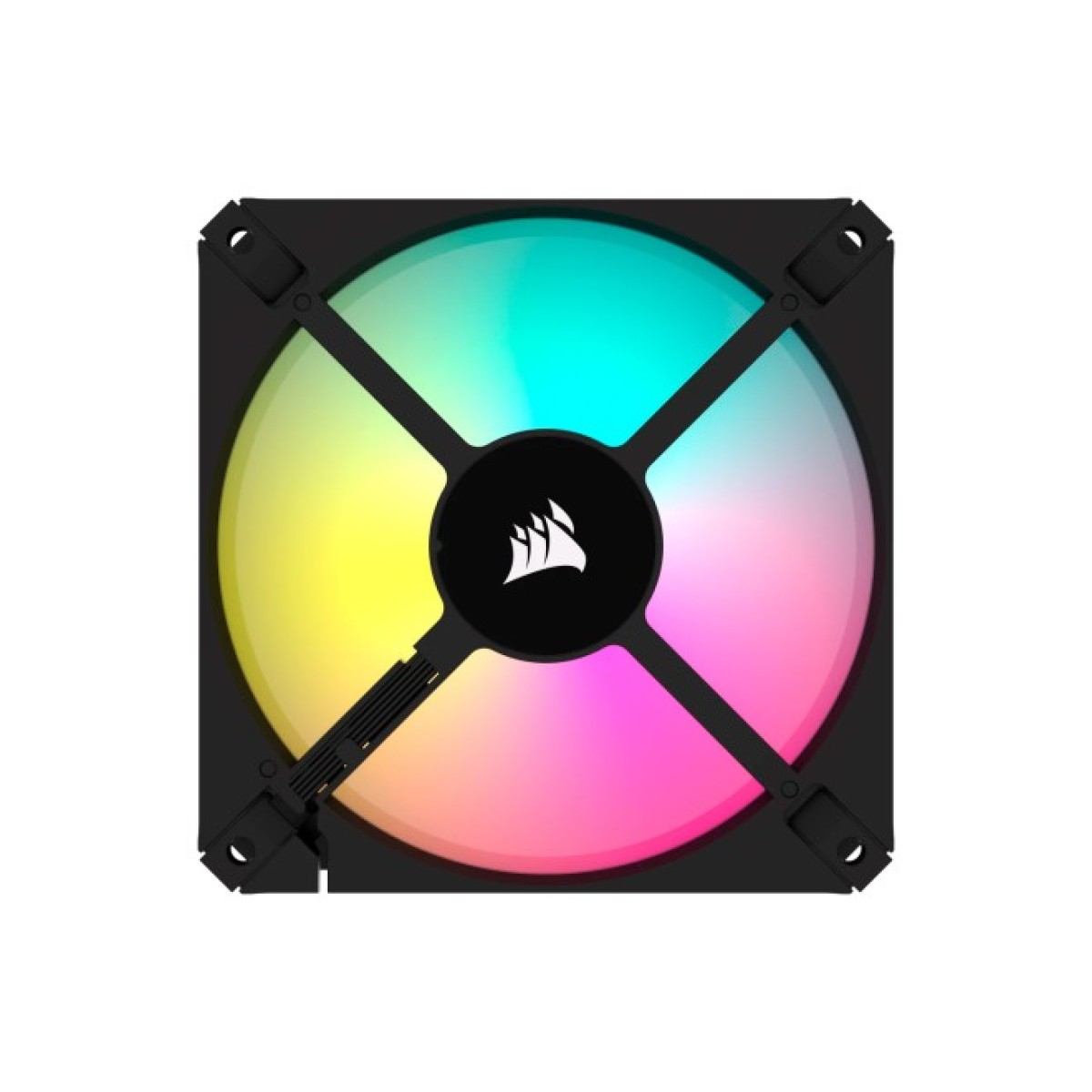 Кулер для корпуса Corsair iCUE AR120 Digital RGB 120mm PWM Fan Triple Pack Black (CO-9050167-WW) 98_98.jpg - фото 5