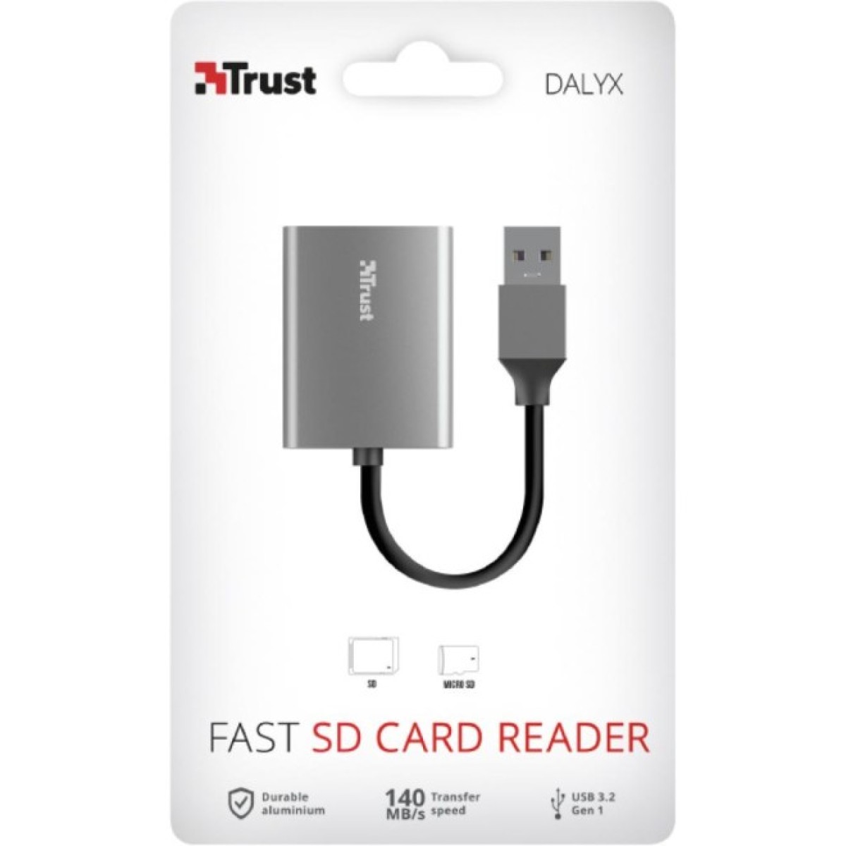 Зчитувач флеш-карт Trust DALYX FAST USB 3.2 ALUMINIUM (24135_TRUST) 98_98.jpg - фото 9