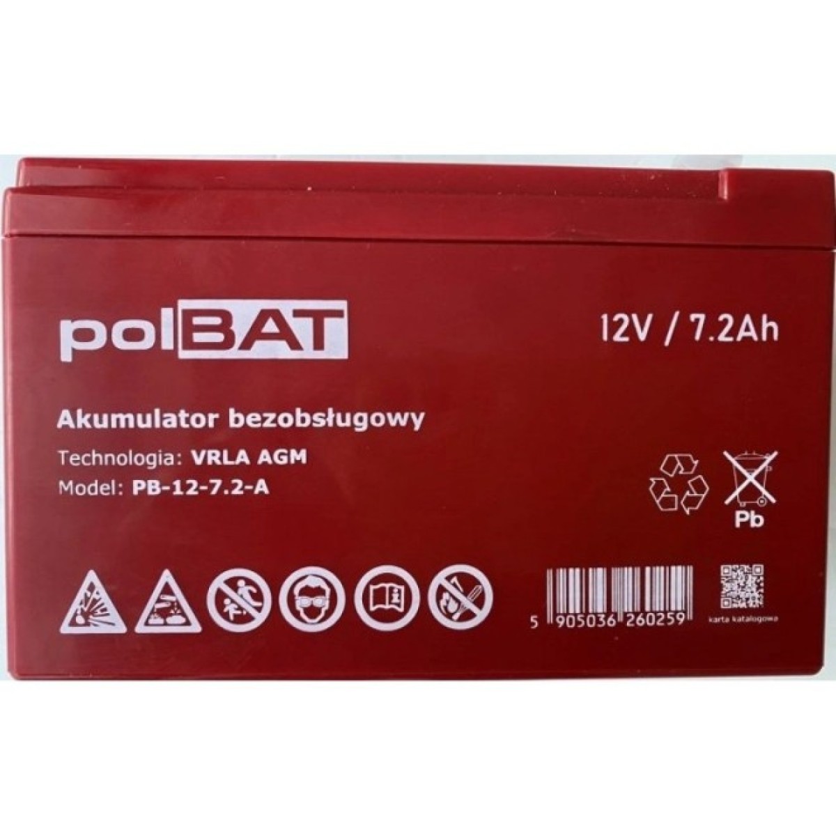 Аккумуляторная батарея PolBAT 12V 7.2AH (PB-12-7,2-A) AGM 256_256.jpg