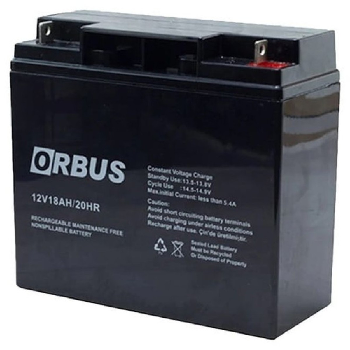 Аккумуляторная батарея Orbus OR1218 AGM 12V 18 Ah (OR12118/28751) 98_98.jpg - фото 2