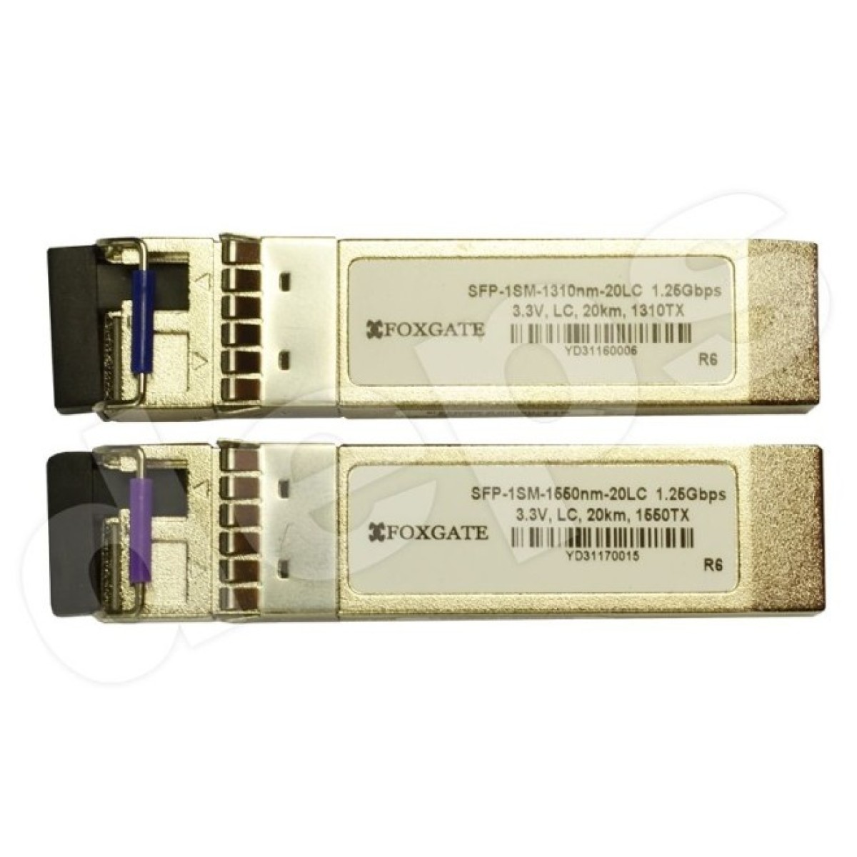 SFP модуль 1Gbps WDM FoxGate SFP-1SM-1550nm-20LC 98_98.jpg - фото 1