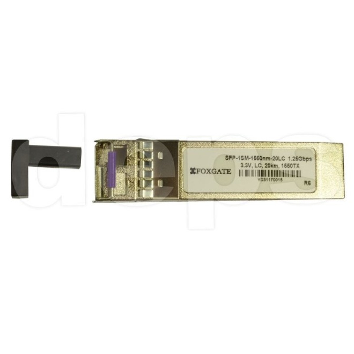 SFP модуль 1Gbps WDM FoxGate SFP-1SM-1550nm-20LC 98_98.jpg - фото 3