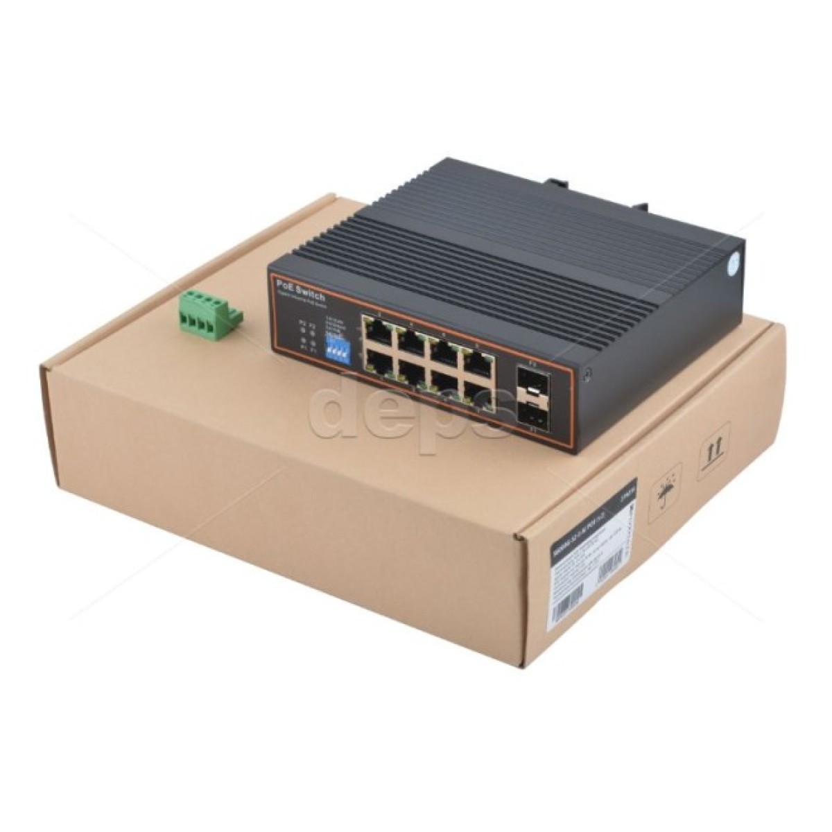 POE Watchdog промышленный коммутатор FoxGate S6008G-S2-I-AI POE (v2) 98_98.jpg - фото 4