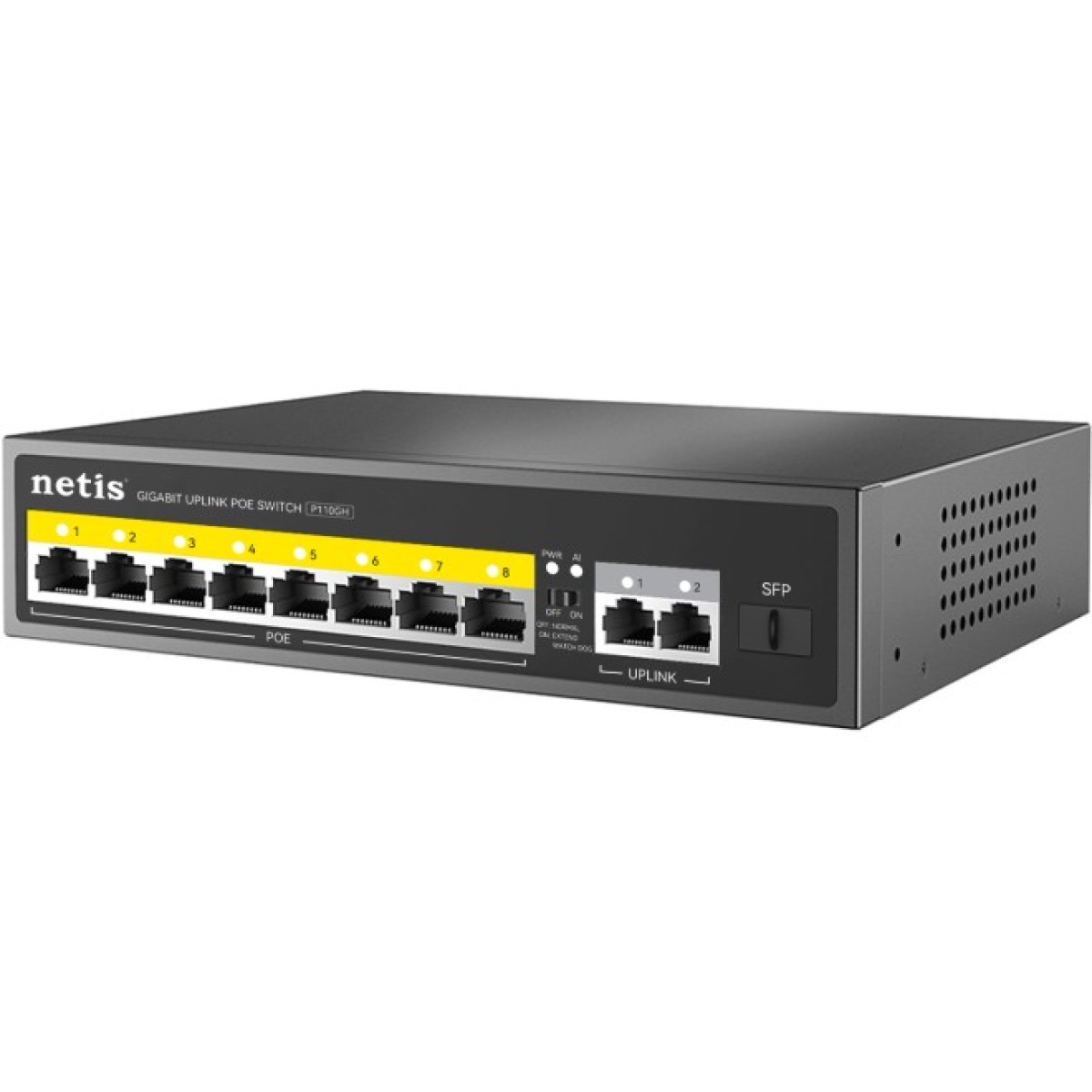 POE Watchdog комутатор Netis P110GH [FE POE: 8, GE UL: 2xRJ-45+1xSFP] 256_256.jpg