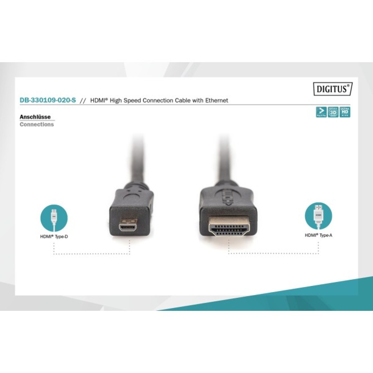 Кабель а/в ASSMANN 2м HDMI type D (micro)-HDMI type A DB-330109-020-S 98_98.jpg - фото 5