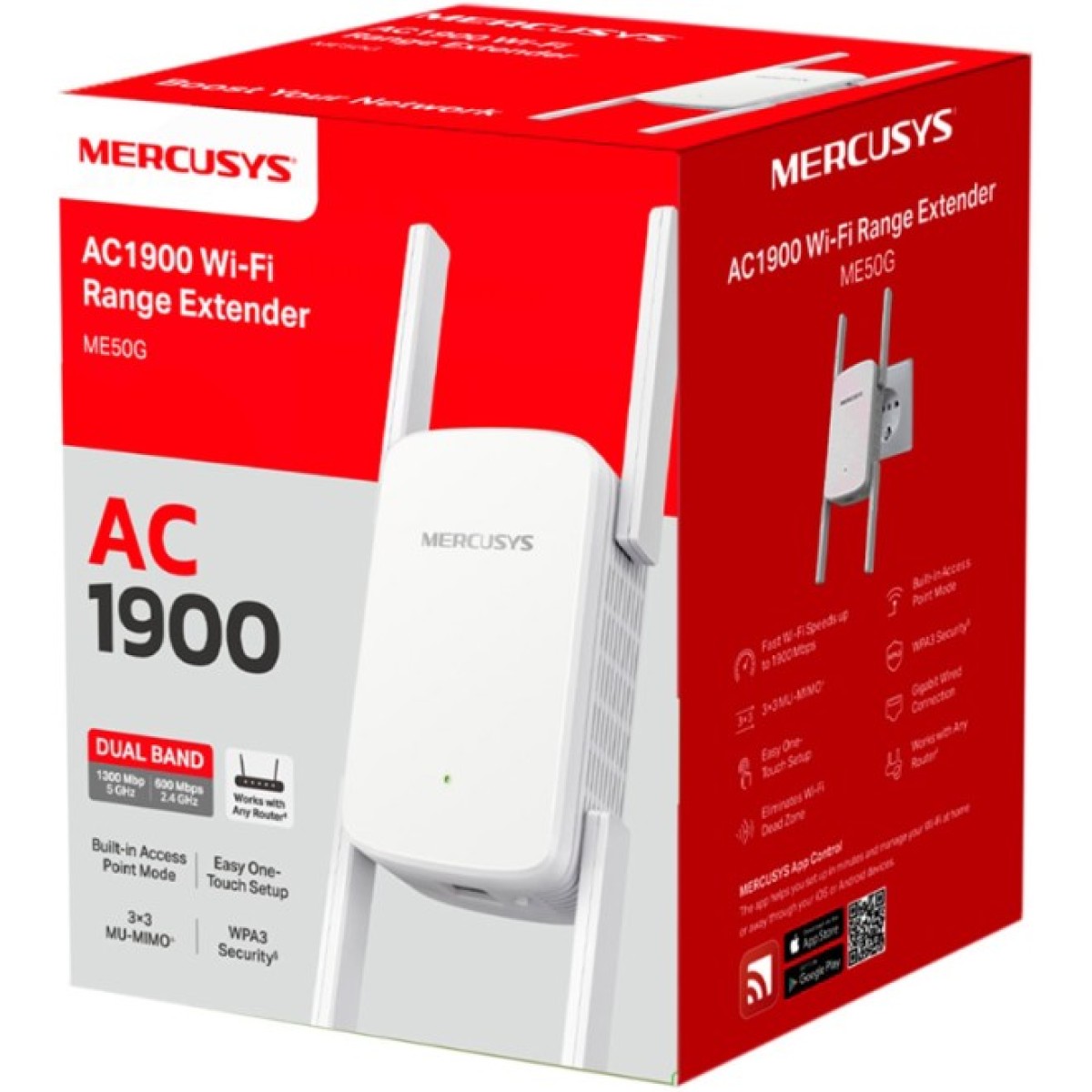 Wi-Fi репітер MERCUSYS ME50G 98_98.jpg - фото 3