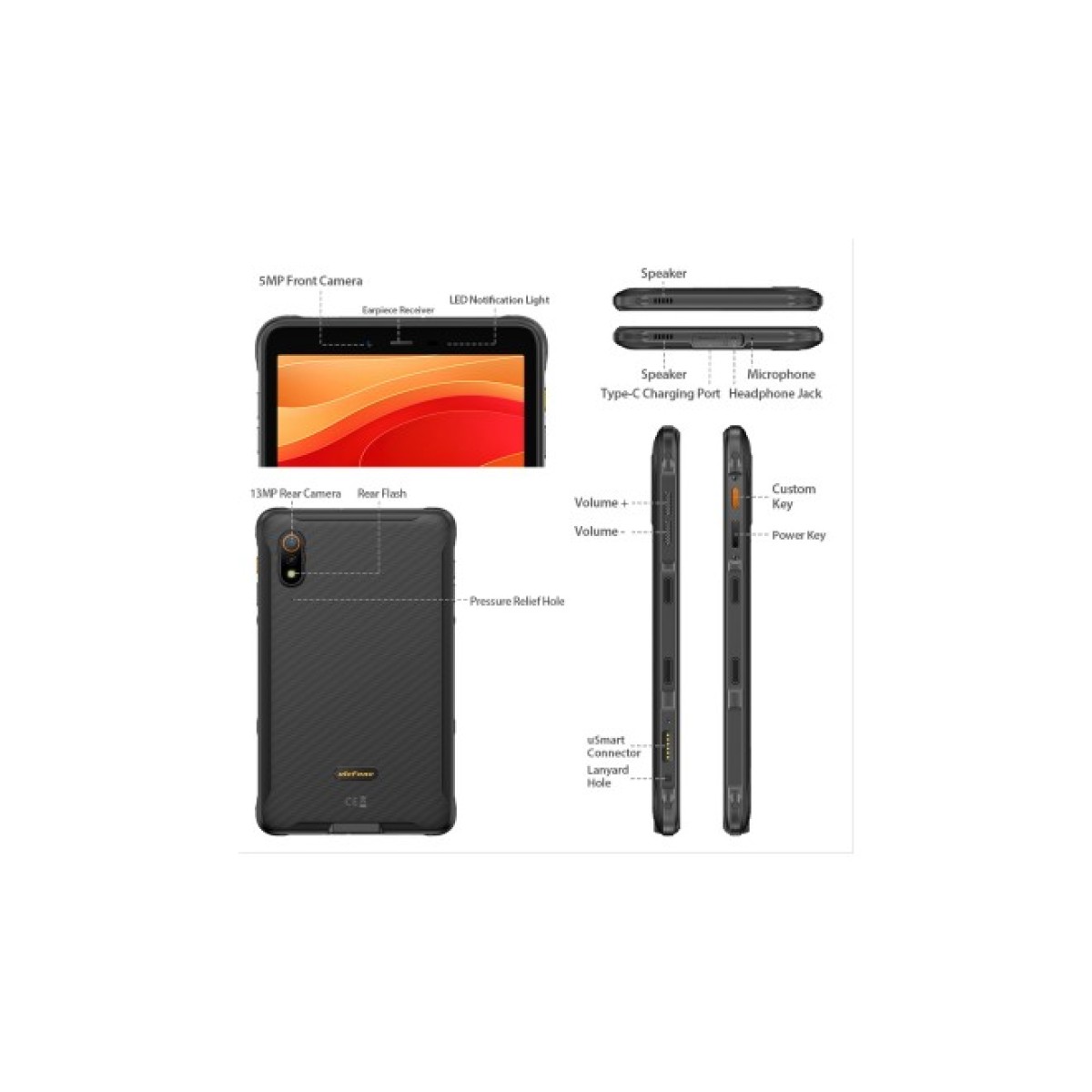 Планшет Ulefone Armor Pad Lite 3/32GB NFC Black (6937748735588) 98_98.jpg - фото 8