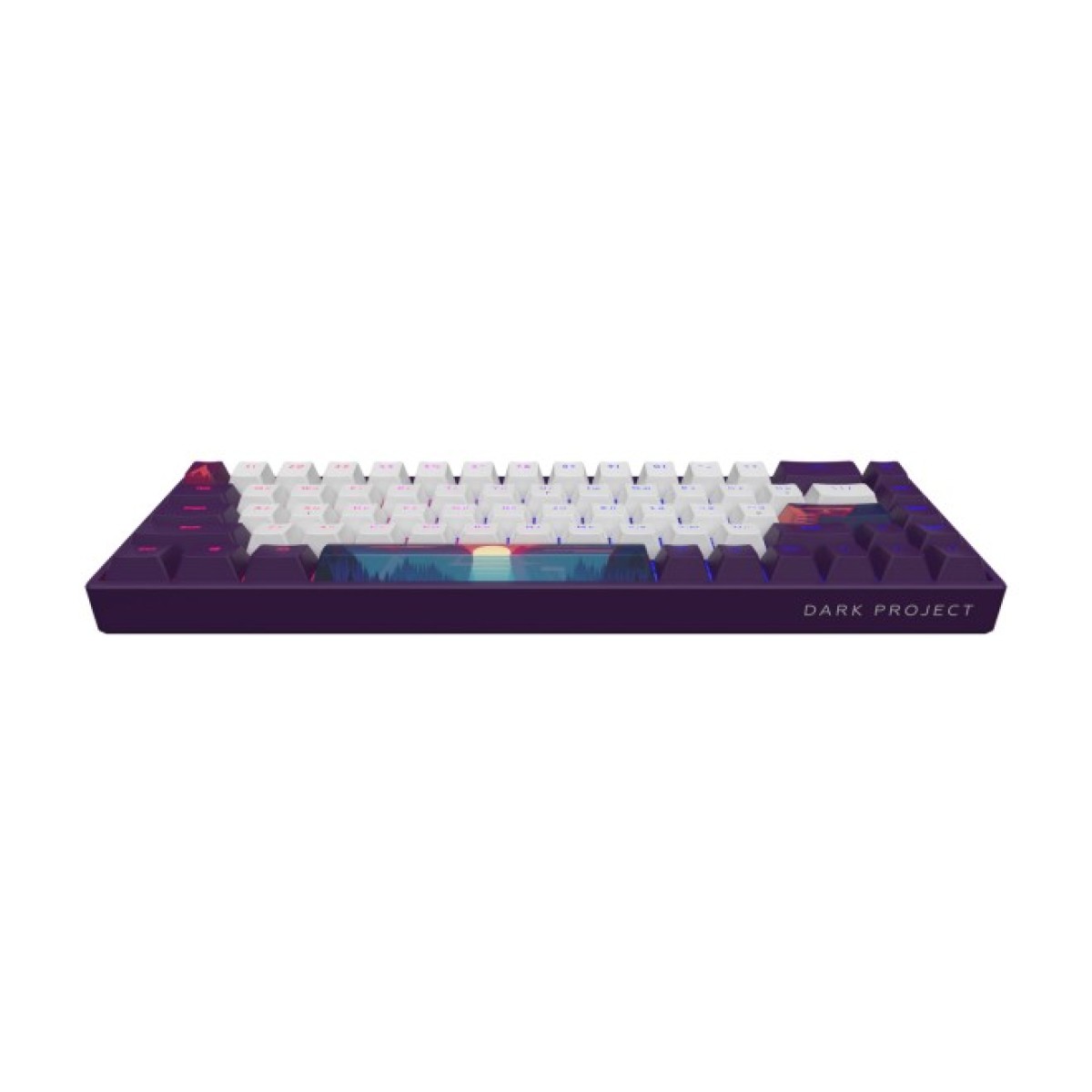 Клавіатура Dark Project Sunrise PBT RGB Mech G3MS Sapphire USB Violet/White (DPP68_GSH_SUNR_ANSI_UA) 98_98.jpg - фото 4