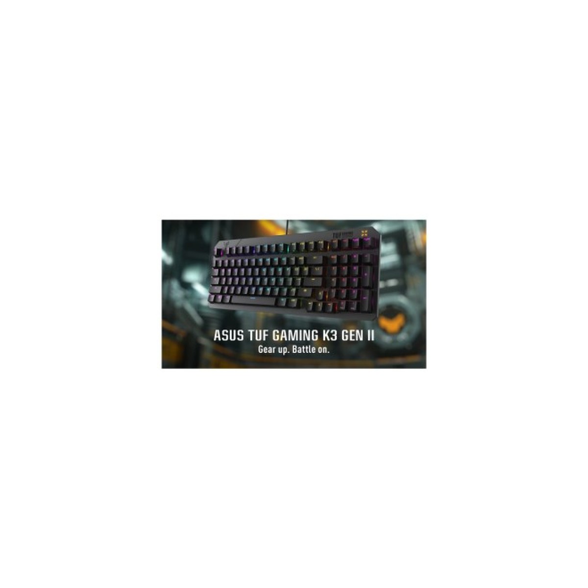 Клавиатура ASUS TUF Gaming K3 Gen II Opti-Mech RGB Red Switches USB UA Black (90MP0390-BKMA00) 98_98.jpg - фото 5