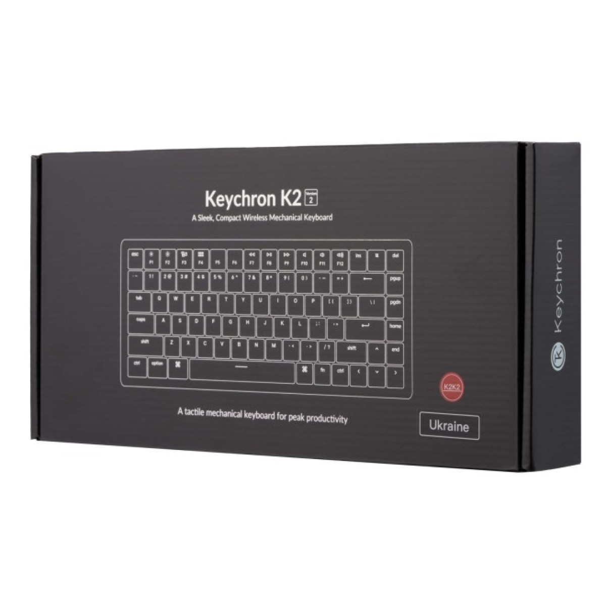 Клавіатура Keychron K2 84 Key Gateron G PRO Red Wireless UA Retro (K2K1_KEYCHRON) 98_98.jpg - фото 4