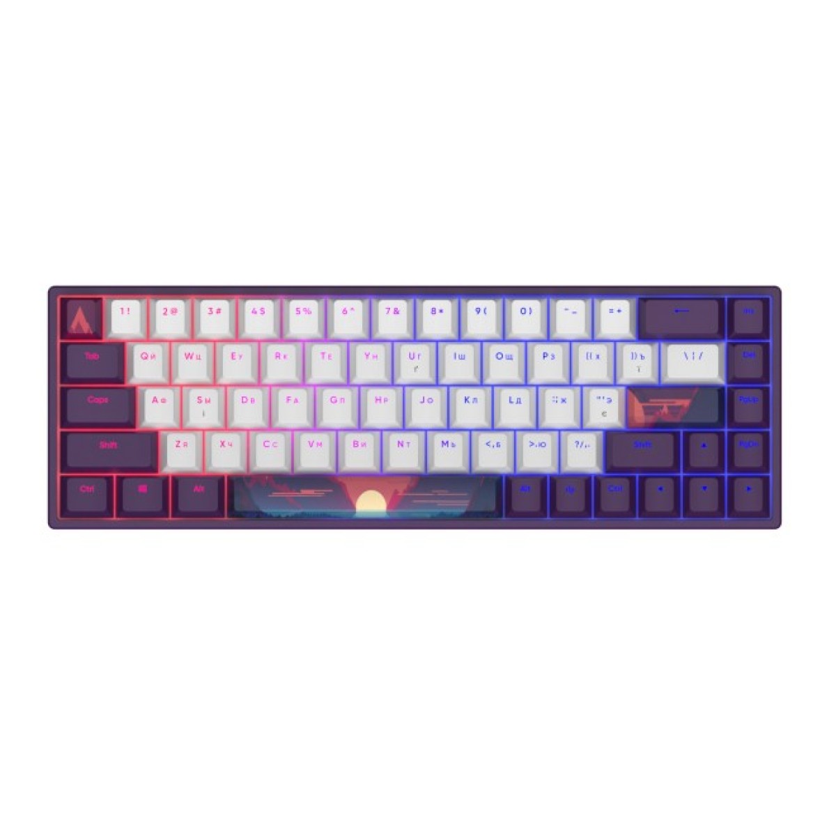Клавіатура Dark Project Sunrise PBT RGB Mech G3MS Sapphire USB Violet/White (DPP68_GSH_SUNR_ANSI_UA) 256_256.jpg