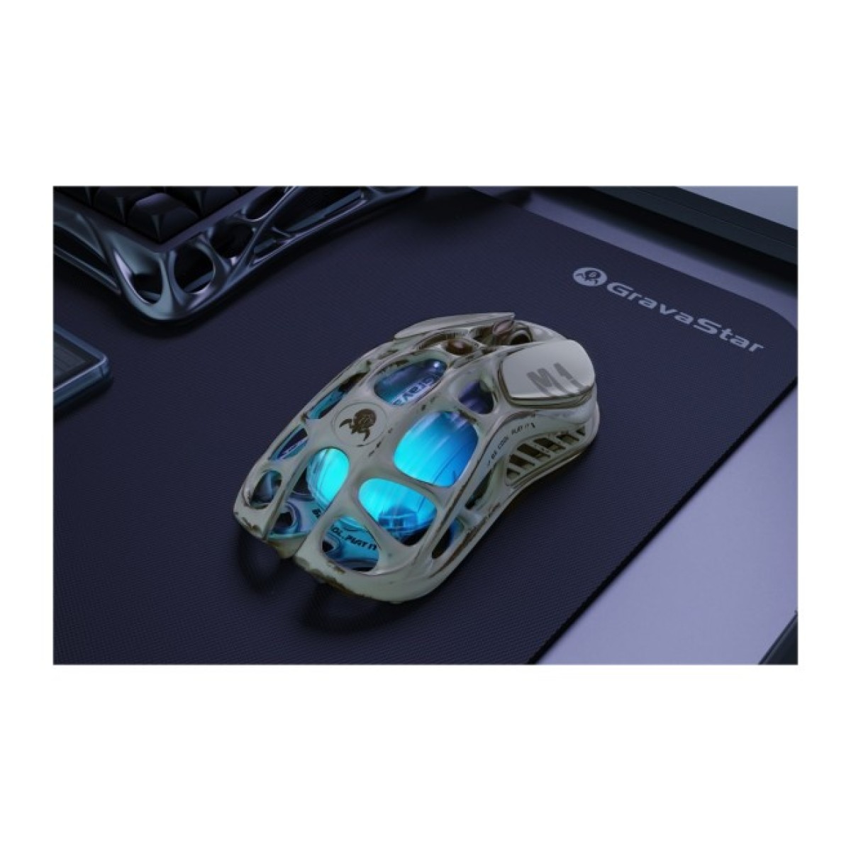 Мышка GravaStar Mercury M1 Pro magnesium alloy body BT/WL/USB-A 4K RGB Battle-Worn (GRAVASTARM1PRO_WSM) 98_98.jpg - фото 6