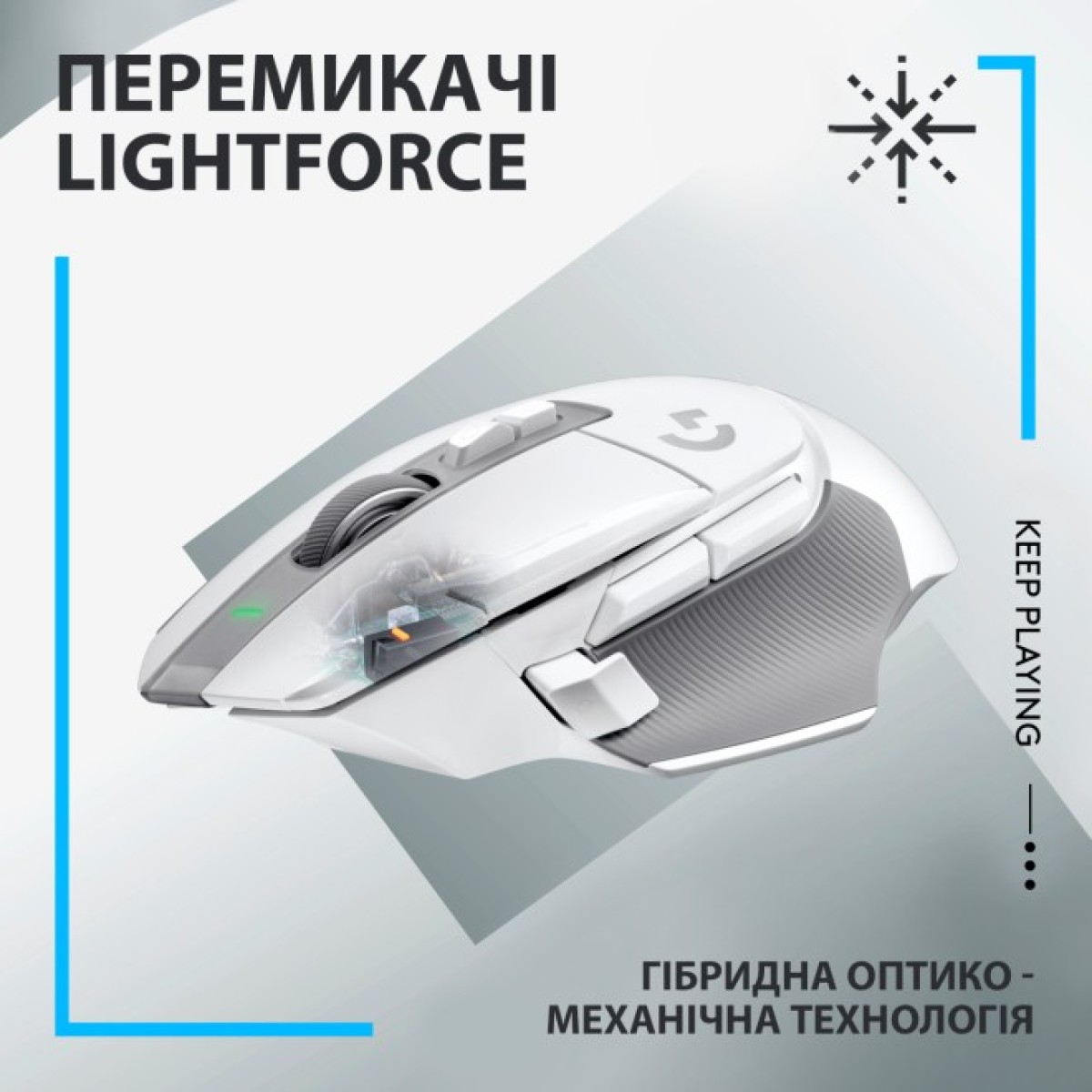 Мышка Logitech G502 X Lightspeed Wireless White (910-006189) 98_98.jpg - фото 4