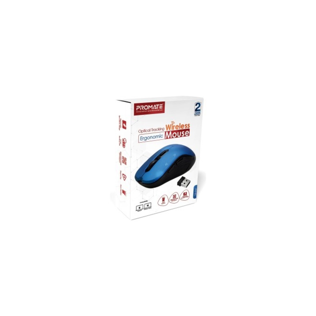 Мышка Promate Slider Wireless Blue (slider.blue) 98_98.jpg - фото 5