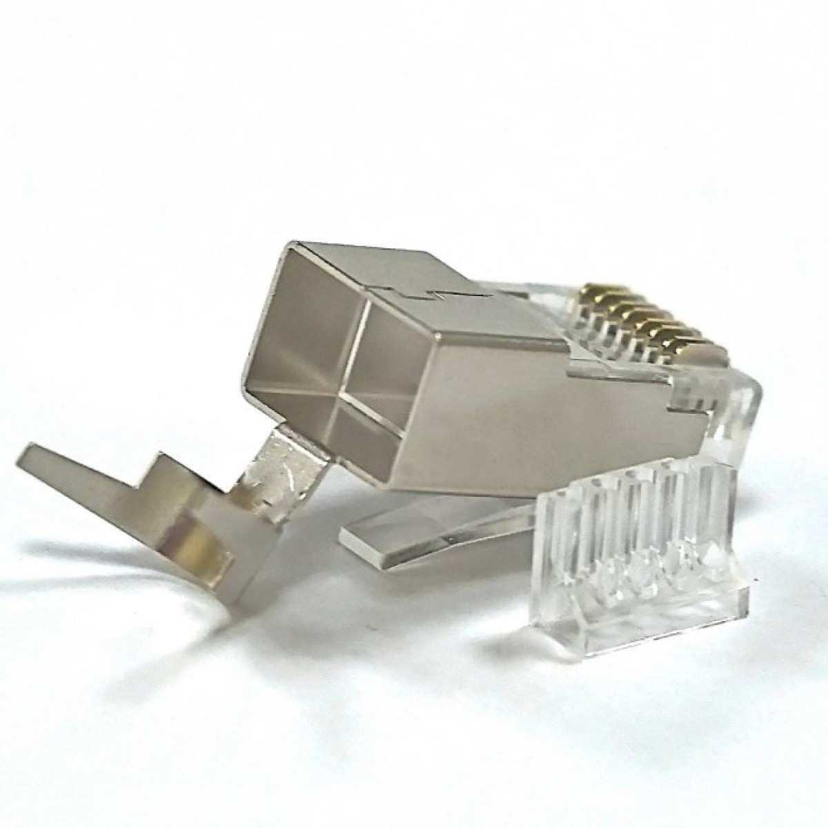 Коннектор RJ45 STP кат. 6A/8, 50μ, 1.45мм, со вставкой, Kingda (KD-PG8056-C8) 256_256.jpg