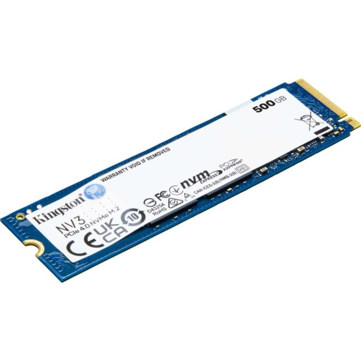 Накопичувач SSD M.2 2280 500GB Kingston (SNV3S/500G) 98_98.jpg - фото 2